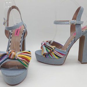Betsy Johnson💓whimsical slingback heels